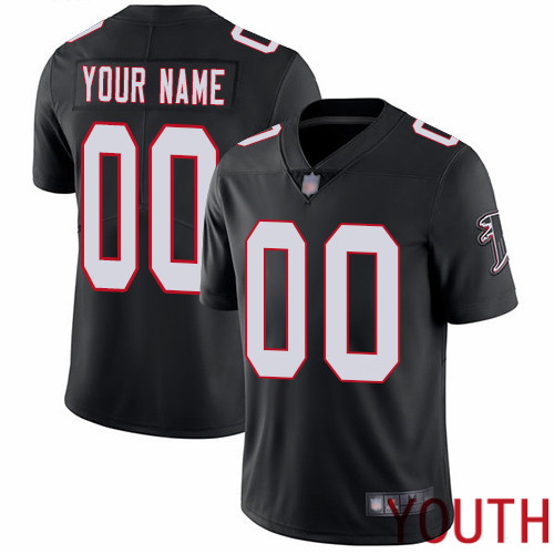 Limited Black Youth Alternate Jersey NFL Customized Football Atlanta Falcons Vapor Untouchable